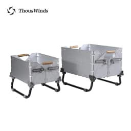 Thous Winds Shelcon Leg Design For Snow Peak Aluminum Magnesium Case Storage Box For Picnic Self-Drive Fishing Outdoor Camping