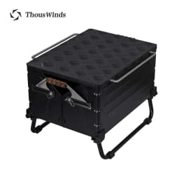 Thous Winds Shelcon Leg Design For Snow Peak Aluminum Magnesium Case Storage Box For Picnic Self-Drive Fishing Outdoor Camping