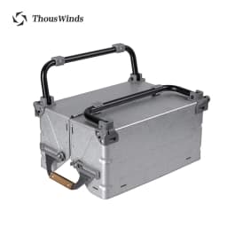 Thous Winds Shelcon Leg Design For Snow Peak Aluminum Magnesium Case Storage Box For Picnic Self-Drive Fishing Outdoor Camping