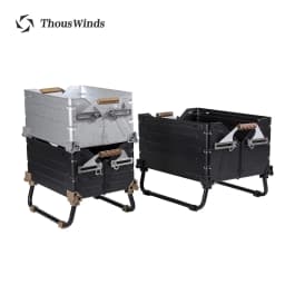 Thous Winds Shelcon Leg Design For Snow Peak Aluminum Magnesium Case Storage Box For Picnic Self-Drive Fishing Outdoor Camping