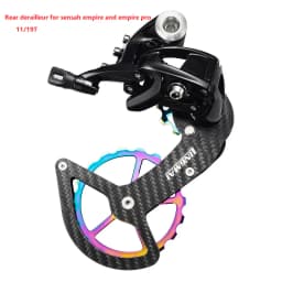 SENSAH Rear Derailleur 11/12 Speed LONG Cage (Max. 34 Teeth ) Road Bike Derailleur Carbon Cage For SRAM Derailleur Groupset