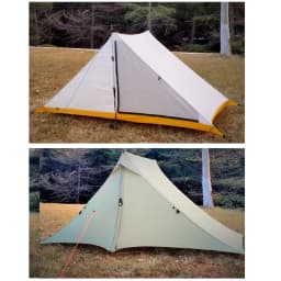 2 Person Professional Waterproof Two-sided 20D Silnylon Tent Outdoor Ultralight Camping Hiking Tent 3-4 Season Backpacking Tents