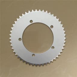 Track Bike Chainwheel Fixed Gear Bicycle Chain Ring 130 MM BCD 44T 46T 48T 50T 52T 53T Fixie Single Speed Chainring Silvery