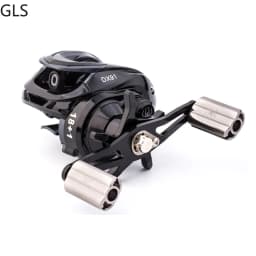 High Quality 18+1BB Black/Red Baitcasting Fishing Reel Aluminum Alloy Spool Saltwater Bass 7.2:1 High Speed Fishing Wheel