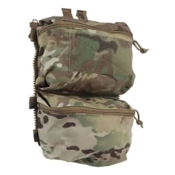 Tactical FCPC V5 Plate Carrier Back Panel Double Bag General Purpose Pockets Vest Accessories Sundries Pouch