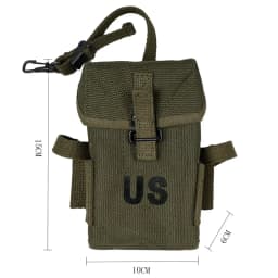 M1956 Long Pouch Bag Replica, WW2 Us, Korean War Sport Equipment, Equipment Combination Set 1956 Bag
