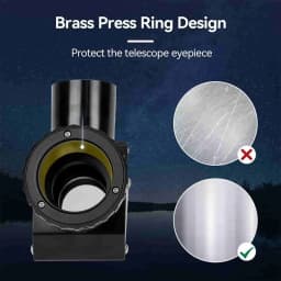 Svbony SV223 1.25/2 inch 99% Reflective Dielectric Coating 90° Clicklock Mirror 1/10 Lambda for Linking Eyepiece and Objective