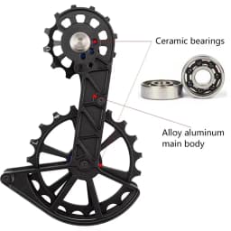 Derailleur Pulley Wheel Oversized Bearing 82g for 105 ULTEGRA R9100 R8000 11s & Sram Red Force eTap AXS 12 speed