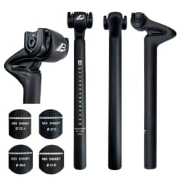 2025 New BALUGOE MTB Seat Rod Carbon Fiber Seat Rod Ultra Light Strong Offset 25 MM Road Bike Seat Rod Cycling Accessories
