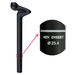 2025 New BALUGOE MTB Seat Rod Carbon Fiber Seat Rod Ultra Light Strong Offset 25 MM Road Bike Seat Rod Cycling Accessories