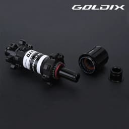 GOLDIX M370 MTB Bike Hub 24H Straight Pull 6-Bolt Disc Brake 36T Ratchet Sealed Bearing Boost HG XD MS Freehub Thru Axle Hubset