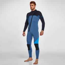 Mens Wetsuit 3mm Neoprene Full Body Long Sleeve Dive Skin for Spearfishing,Snorkeling, Surfing,Canoeing,Scuba Diving With Zip
