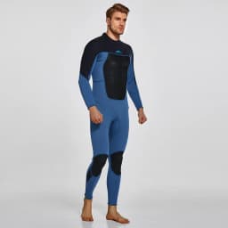 Mens Wetsuit 3mm Neoprene Full Body Long Sleeve Dive Skin for Spearfishing,Snorkeling, Surfing,Canoeing,Scuba Diving With Zip