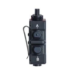 New FCS-Tactical MPU5 Standard Dual PTT Single and Dual-Channel Function CNC Metal Radio PTT for AMP Headset COMTAC3 Headset