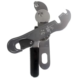 Outdoor Rock Climbing Descend device STOP Handle-Control Abseiling Device Downhill Descender Rappelling SRT Tools