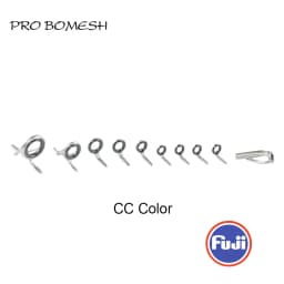 PROBOMESH FUJI Guide and Top 10pcs Set LNOG LOG Guide Micro Casting Guide Set Rod Building Component Repair Fishing Pole DIY