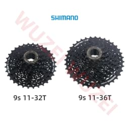 Shimano K7 9Speed Freewheel and Chain Groupset H200 Sunshine 23/25/28/30/32/36/40/42/46/50T Cassette HG53/KMC X9 Chain 9V Kit