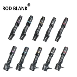 Rod Blank 1 Set Spinning Casting Carbon Fiber Reel Seat Fishing Rod Building Component Rod DIY Repair Accessory