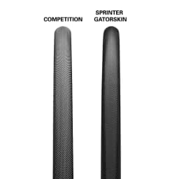 Continental Sprinter Gatorskin/ Competition Tubular Road Bike Tire Black 28"x25mm 180 TPI Stab-proof Cut-proof Tube Tire
