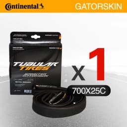 Continental Sprinter Gatorskin/ Competition Tubular Road Bike Tire Black 28"x25mm 180 TPI Stab-proof Cut-proof Tube Tire