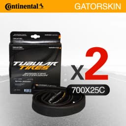 Continental Sprinter Gatorskin/ Competition Tubular Road Bike Tire Black 28"x25mm 180 TPI Stab-proof Cut-proof Tube Tire