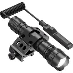 Tactical Flashlight 1200 Lumen LED Light with Picatinny Rail/Mlok Mount for Outdoor and Pressure Switch Included