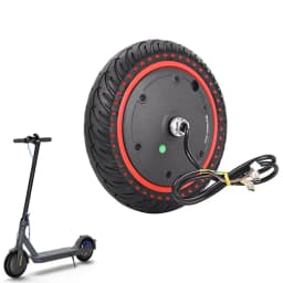 36V 350W Motor For Xiaomi M365 1S Pro Electric Scooter 8.5 Inch Solid Tyre Wave Point Front Wheel Engine Parts