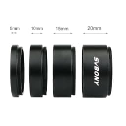 SVBONY Astronomy Telescope M42x0.75 Extension Tube Kit 5mm 10mm 15mm 20mm for Astrophotography