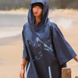 Nu-June Women Surfing Poncho Changing Robe Quick-Dry Hooded Towel Cape Swimming Robe Beach Wetsuit Surf Towel Poncho Adult