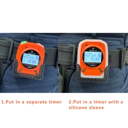 SPECIAL PIE M1A2 Shot Timer Quick-Draw Holster with Belt Clip,Compatible with Silicone Cover for Shooting Training&Competition