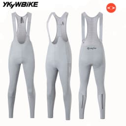 YKYWBIKE Women Cycling Bib Pants Spring Coolmax 3D Pad Bike Cycling Tights MTB Bicycle Trousers 2 Pockets Bicicletas 자전거의류
