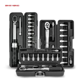 BIKEHAND Professional Torque Wrench Set 1/4'' Drive Bicycle T20/25/30 Allen Key Tool Socket Spanner Kit Motorcycle Repair Tool