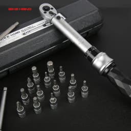BIKEHAND Professional Torque Wrench Set 1/4'' Drive Bicycle T20/25/30 Allen Key Tool Socket Spanner Kit Motorcycle Repair Tool