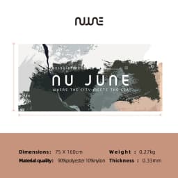 Nu-June Beach Towel Microfiber Bath Towel Fashion Printing Design Travel Towel Outdoor Water Sports Quickdrying Swimming Towel