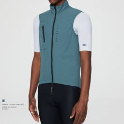 SPEXCEL All Season Classic Lightweight Windproof cycling Vest Men's Wind Jacket Stretch fabric With Two Way Zipper