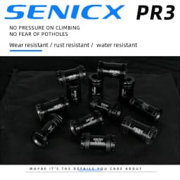 SENICX Chainwheel Gravel Bike PR3 165/170/172.5/175mm Crank with 24mm 40/42/44T Chainring for Gravel Folding Bike9 10 11 12S NEW