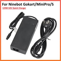 124W 63V Quick Charger For Ninebot Gokart Mini Pro S Max Balanced Vehicle Skateboard Fast Charging Accessories