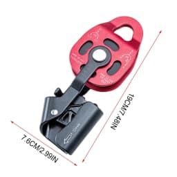 Lift Weight Pulley Device Rescue Survive Gear Rock Climb High Altitude Heavy Transport Effortless Pulley Combination