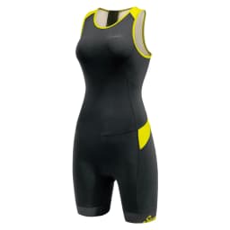 Santic Women's Triathlon Cycling Suits Sleeveless Sponge Padded Quick-Drying for Running Swimming