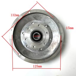 500W/750W/1000W FAT Hub Motor Disc Brake Cover Geared Engine Spare Part Back Alloy Case for Replacement
