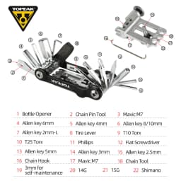 TOPEAK Bike Multitool Portable Bicycle Mini Combination Repairing Tool Wrench Kits Disassemble Sets Mountain Bike Multi Tools