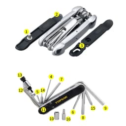 TOPEAK Bike Multitool Portable Bicycle Mini Combination Repairing Tool Wrench Kits Disassemble Sets Mountain Bike Multi Tools