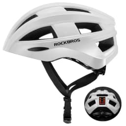 ROCKBROS Bicycle Helmet Cycling Helmet With LED Warning Light Ultralight Road Bike Helmet Electric Bicycle Helmet Sport Safe Hat