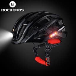 ROCKBROS Bicycle Helmet Cycling Helmet With LED Warning Light Ultralight Road Bike Helmet Electric Bicycle Helmet Sport Safe Hat