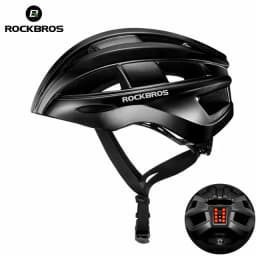 ROCKBROS Bicycle Helmet Cycling Helmet With LED Warning Light Ultralight Road Bike Helmet Electric Bicycle Helmet Sport Safe Hat