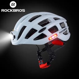 ROCKBROS Bicycle Helmet Cycling Helmet With LED Warning Light Ultralight Road Bike Helmet Electric Bicycle Helmet Sport Safe Hat