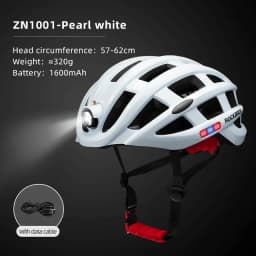 ROCKBROS Bicycle Helmet Cycling Helmet With LED Warning Light Ultralight Road Bike Helmet Electric Bicycle Helmet Sport Safe Hat