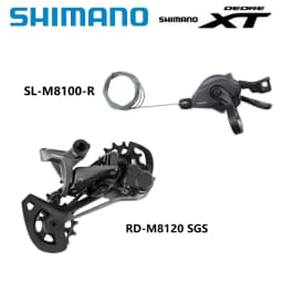 SHIMANO XT SL-M8100 Right RD-M8100 SGS/M8120 SGS 12 Speed Shifter Rear Derailleur Original For MTB Riding Parts