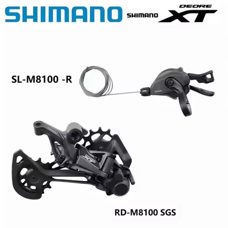 SHIMANO XT SL-M8100 Right RD-M8100 SGS/M8120 SGS 12 Speed Shifter Rear Derailleur Original For MTB Riding Parts