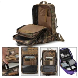 Tactical Backpacks Outdoor 45L Large Capacity Man 3 Days Molle Hking Bags For Outdoor Trekking Camping Backpack